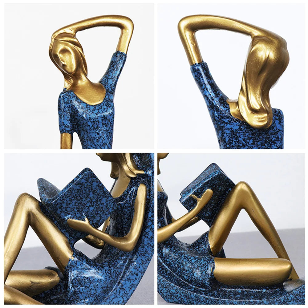 Escultura Yoga Girl