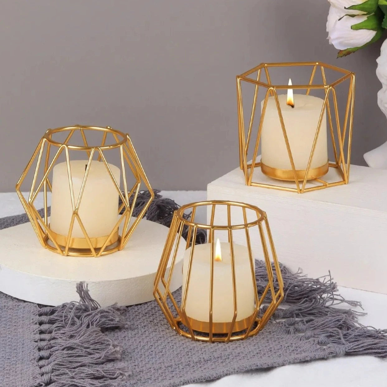 Castiçal de Ferro Gold