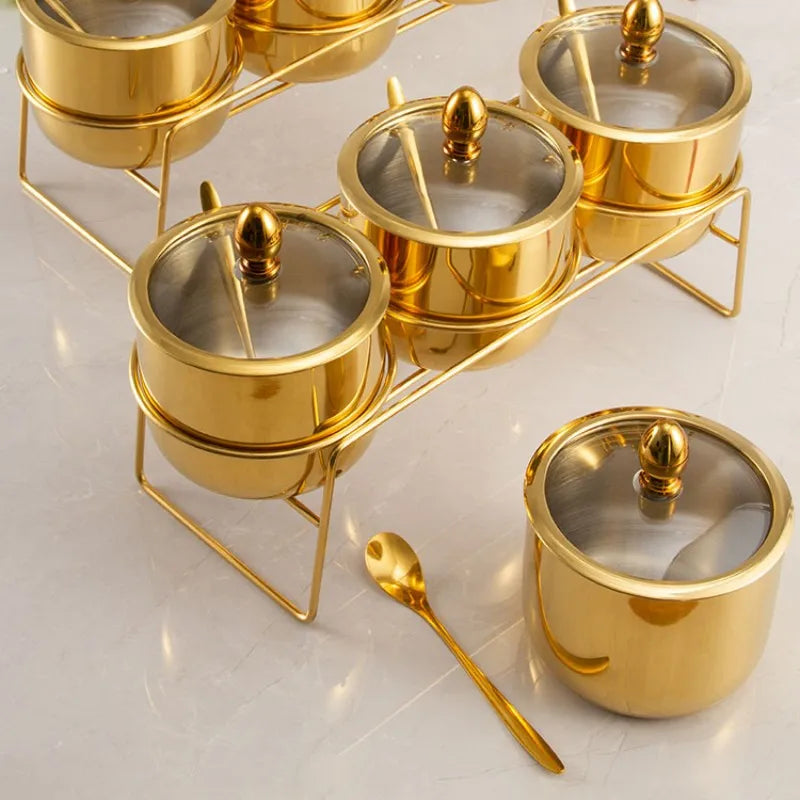 Porta Condimentos Gold