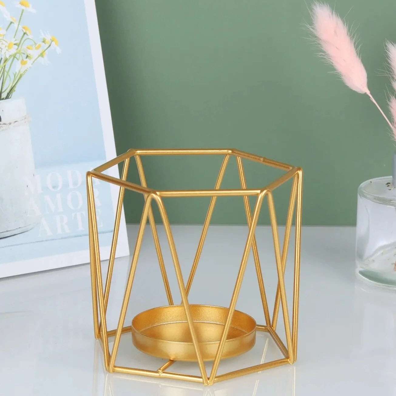 Castiçal de Ferro Gold