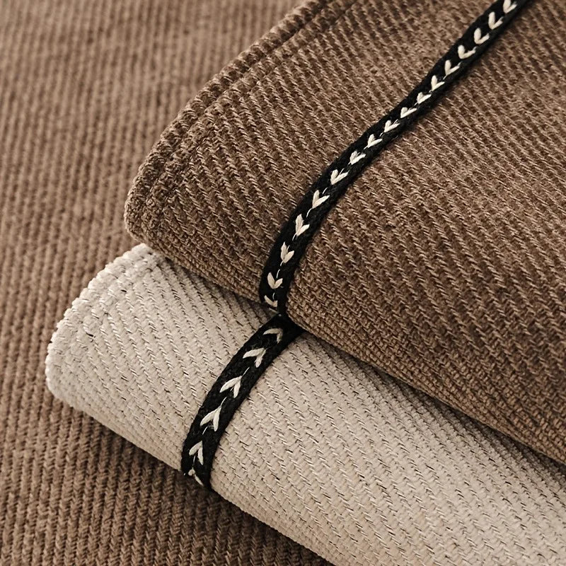 Vintage-Style Chenille Sofa Slipcover Universal Non-Slip, Pet-Friendly Couch Cover for All Seasons Fits Single to Four-Seater