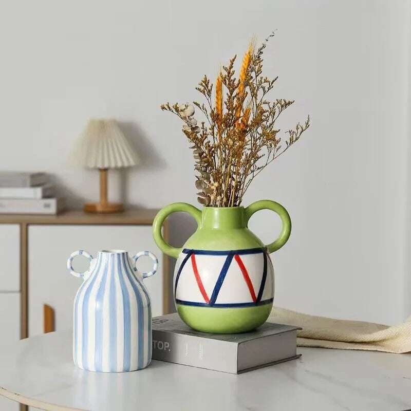 Vaso Decorativo Listrado