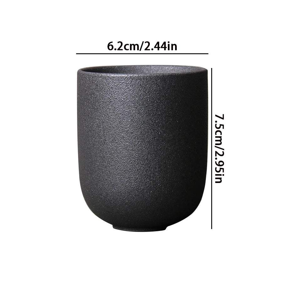 New Vintage Ceramics Cups Japanese Stoneware Porcelain 130ml Tea Mug Healthy Lifestyle Kung Fu Tea Sake Coffee Cups Drinkware