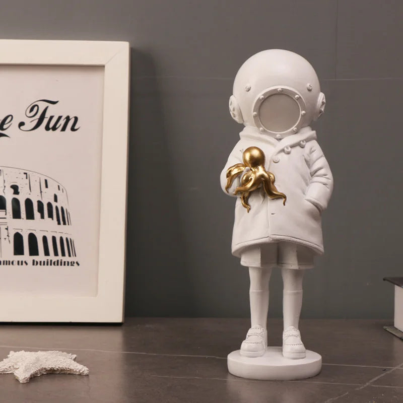 Escultura Mergulhador