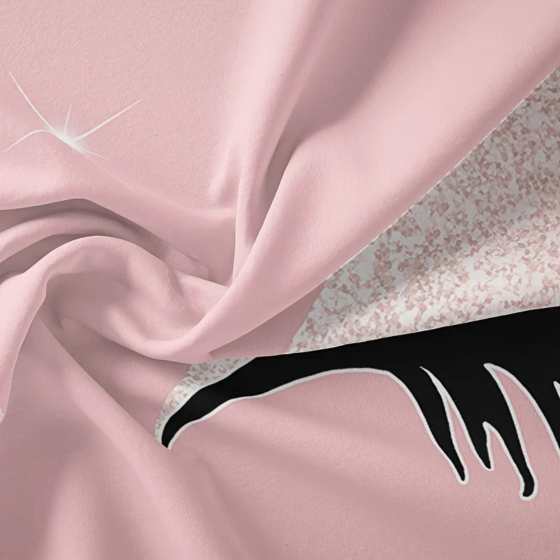 Conjunto de Edredom Cílios Makeup