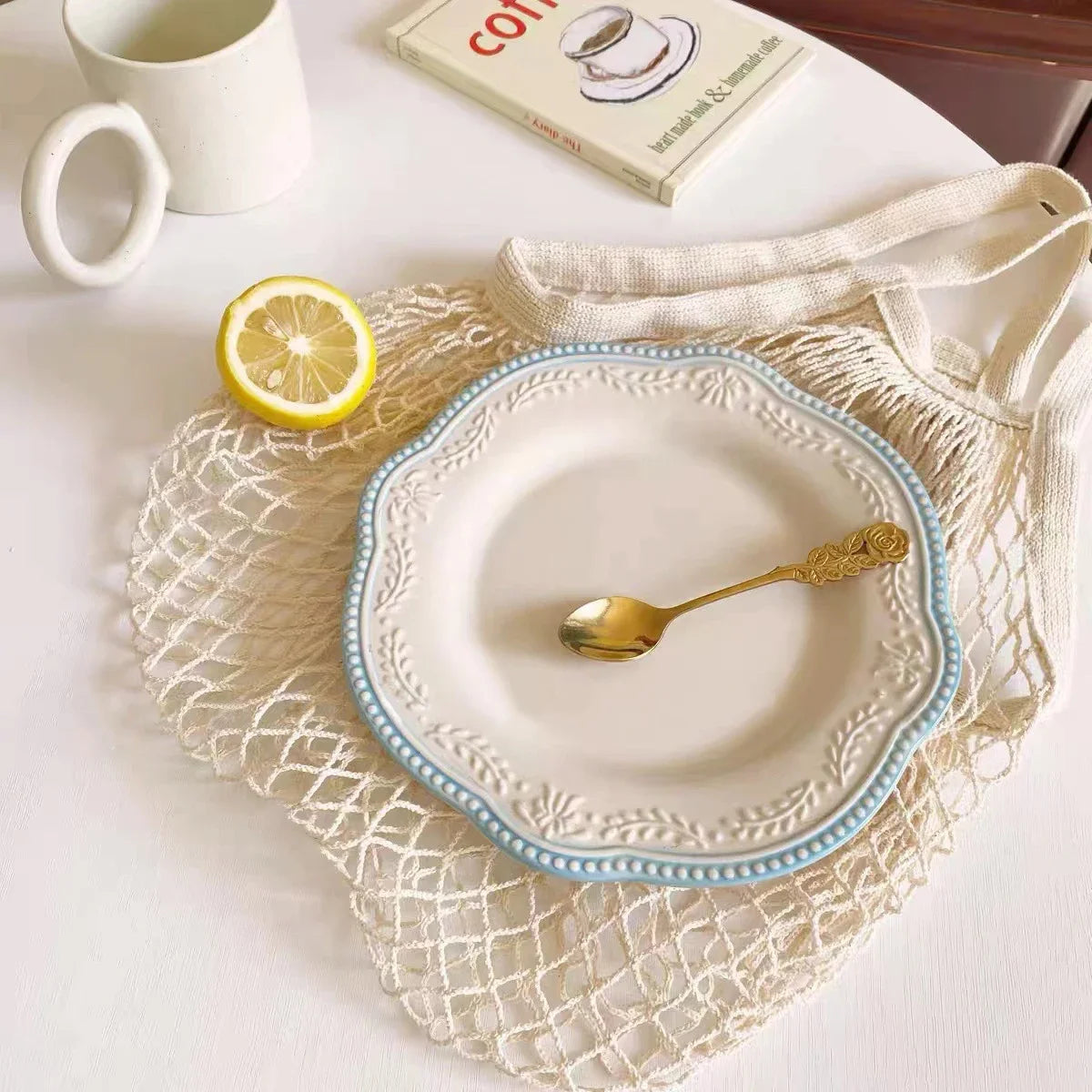 Prato Sobremesa Porcelain
