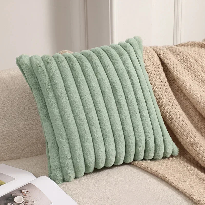 Capa de Almofada  Pelúcia Luxuosa para Decoração