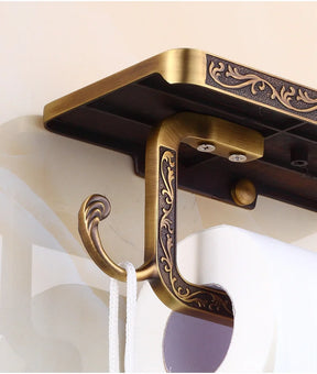 Porta Papel Higiênico Bronze