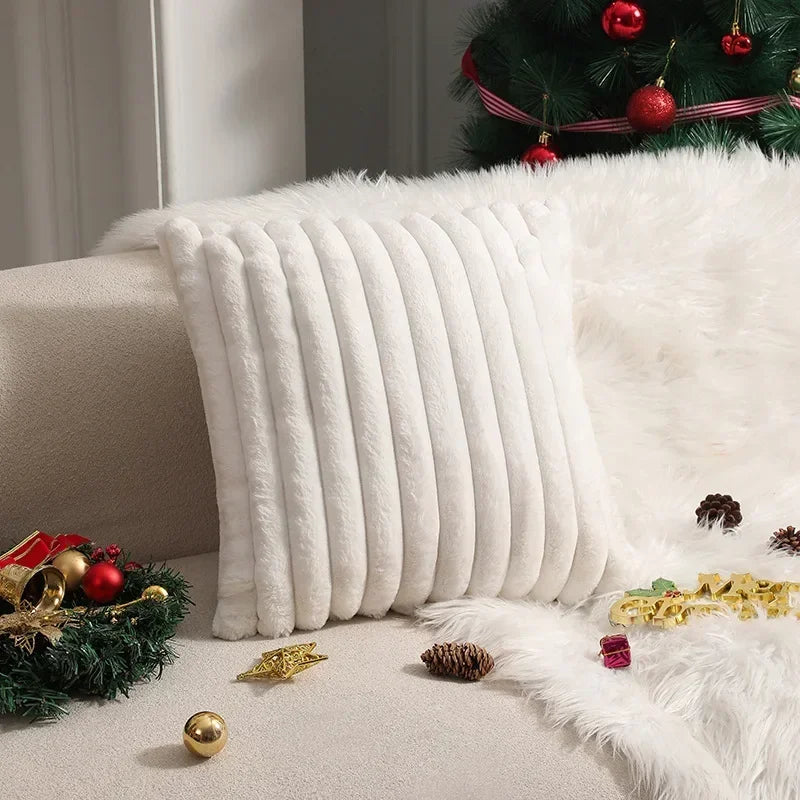 Capa de Almofada  Pelúcia Luxuosa para Decoração