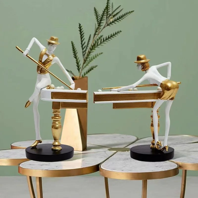 Escultura Bilhar Europeia