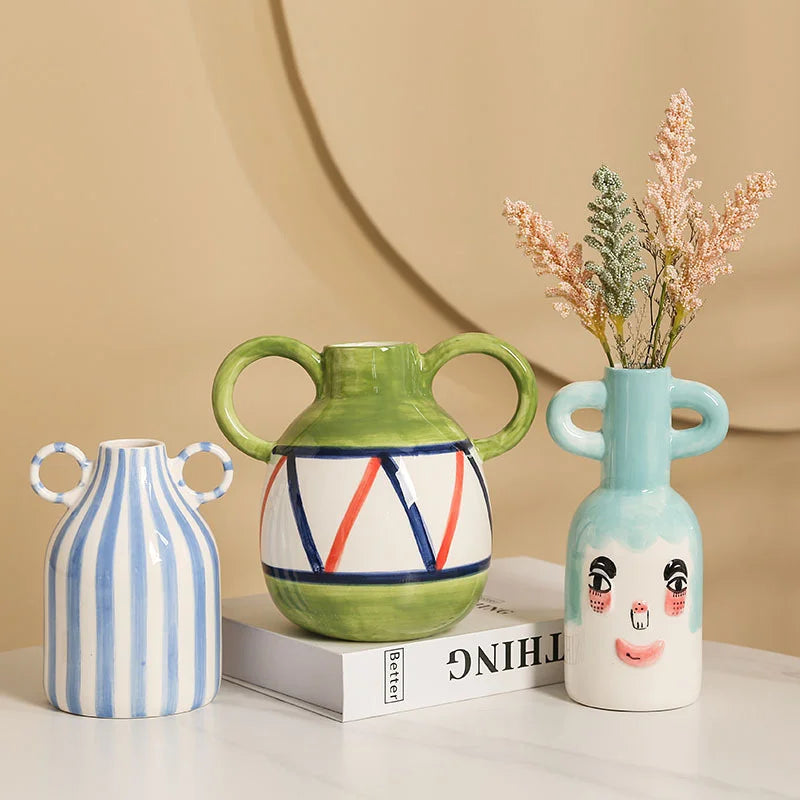 Vaso Decorativo Listrado