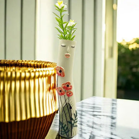Vaso Decorativo Rosto Romântico