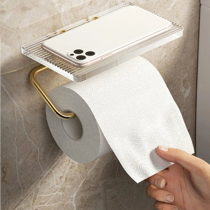 Porta Papel Higiênico Acrílico