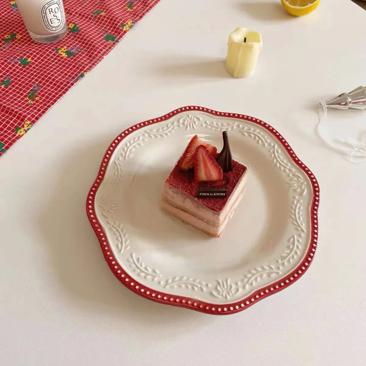 Prato Sobremesa Porcelain