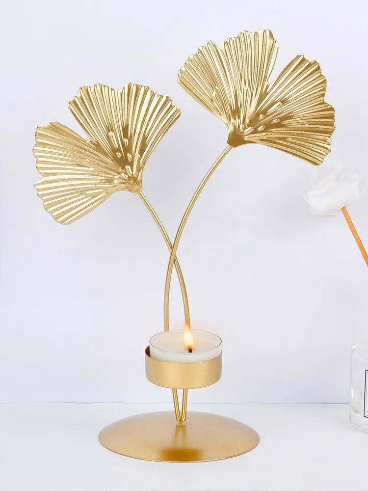 Castiçal Ginkgo Gold