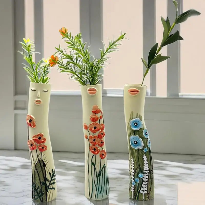 Vaso Decorativo Rosto Romântico