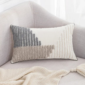 Capas de Almofada Boho Loop Cinza Bege - Estilo Nórdico