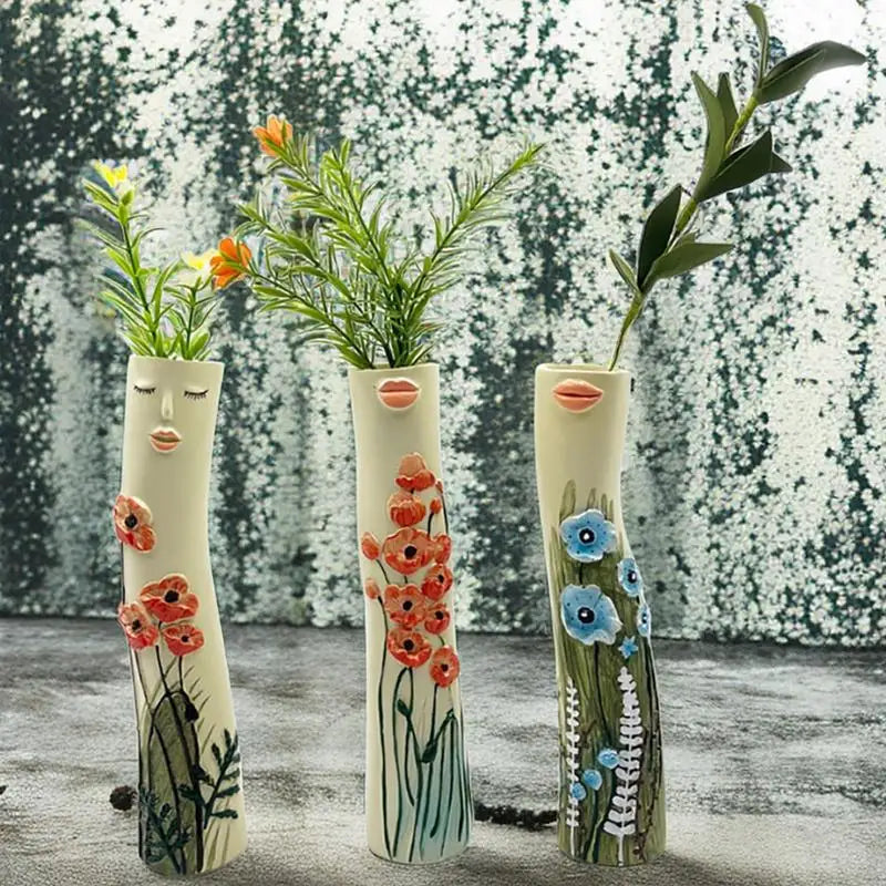 Vaso Decorativo Rosto Romântico
