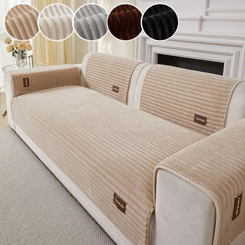 1PC-New high-end minimalist sofa cushion, all season universal anti slip straight row sofa cushion, dustproof sofa cushion