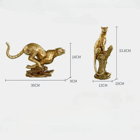 Escultura Leopardo