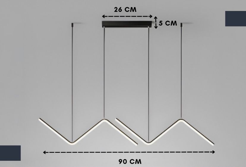 Luminária de Teto Dual